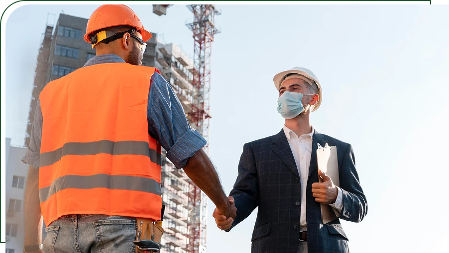 On-site construction team knowledge sharing